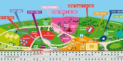 Mapa Toulouse beach