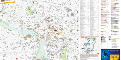 Toulouse památka mapa